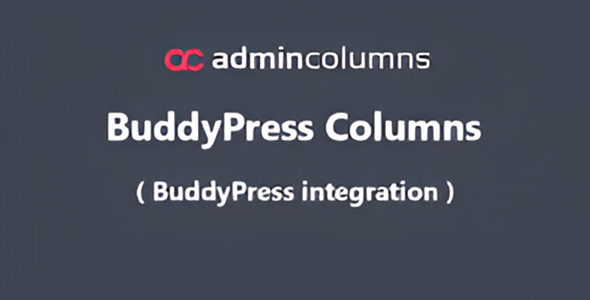 Admin Columns Pro – BuddyPress