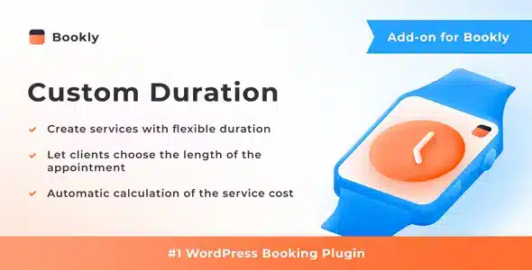 Bookly Custom Duration Add-on