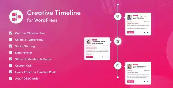 Creative Timeline for WordPress