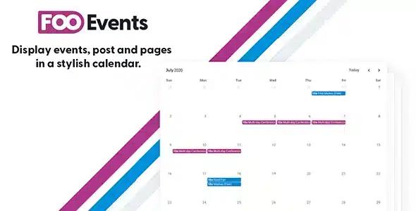 Events Calendar by FooEvents