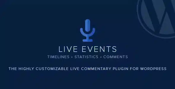 Live Events - Live Blogging Plugin for WordPress