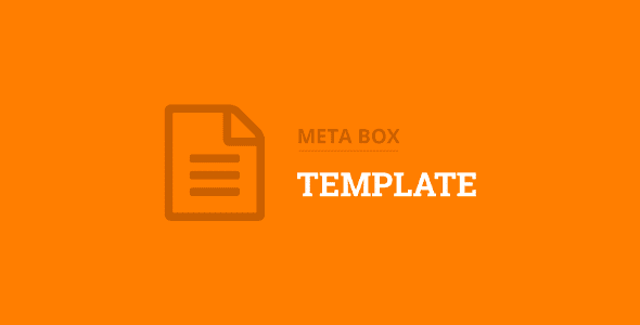 Meta Box Template