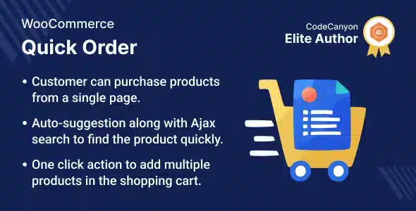 Quick Order for WooCommerce