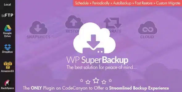 Super Backup and Clone Plugin