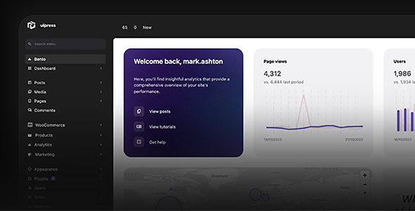 UiPress (formerly Admin 2020 Pro)