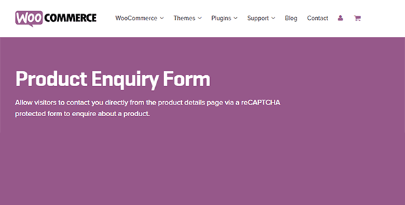 WooCommerce Product Enquiry Form
