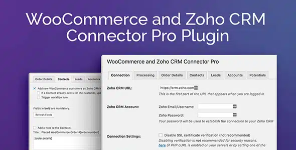 Zoho CRM Connector Pro for WooCommerce