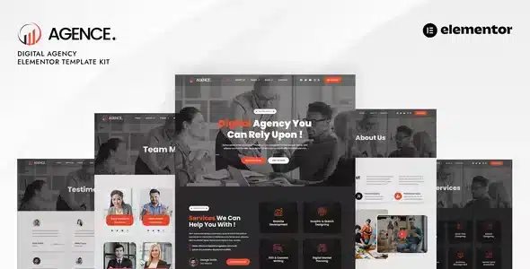 Agence – Digital Agency Elementor Template Kit