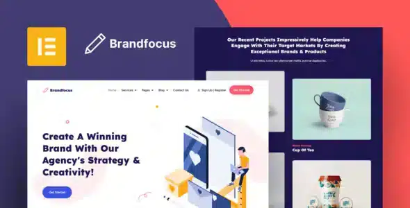 Brandfocus - Branding Agency Elementor Template Kit