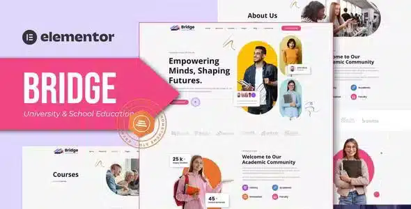 Bridge University Elementor Template Kit