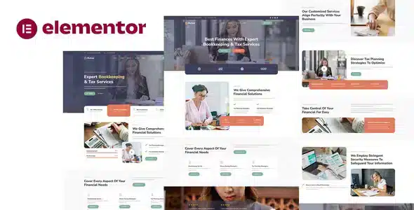 Butax - Tax Service & Financial Advisor Elementor Template Kit