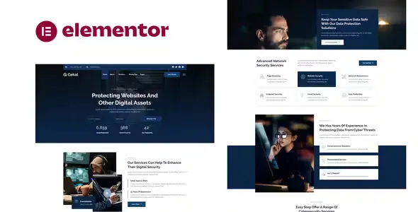 Cekal - Cyber Security & IT Service Elementor Template Kit