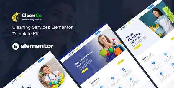 Cleanco – Cleaning Service Elementor Template Kit