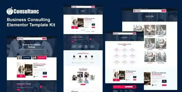 Consultanc - Business Consulting Elementor Template Kit