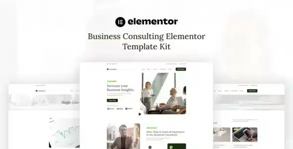 Consultry – Business Consulting Elementor Template Kit