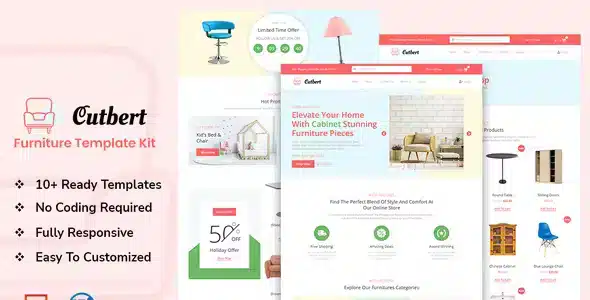 Cutbert - Furniture Store Elementor Template Kit