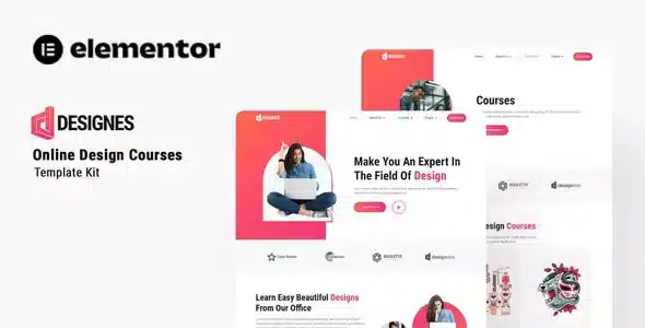 Designes - Online Design Course Elementor Template Kit