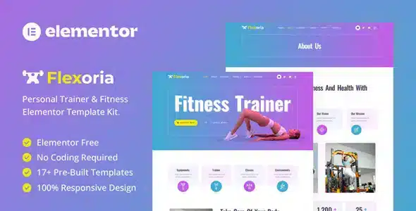 Flexoria - Personal Trainer & Fitness Elementor Template Kit