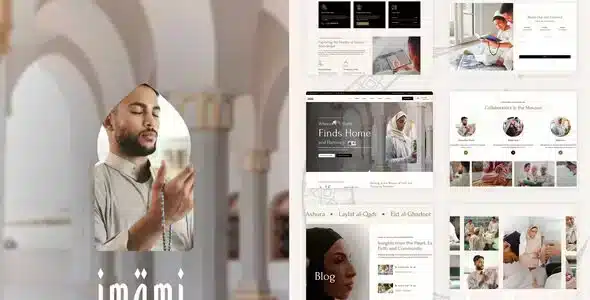 Imami - Islamic Center & Mosque Elementor Pro Template Kit