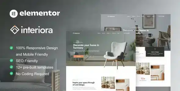 Interiora Architecture Elementor Pro Template Kit