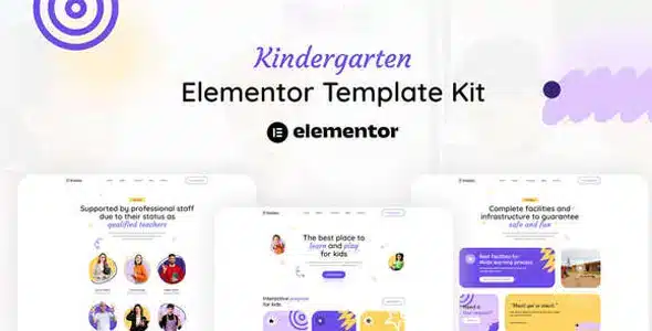 Kiddies - Kindergarten Elementor Template Kit