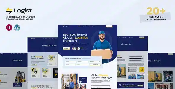 Logist Logistics And Transport Elementor Pro Kit