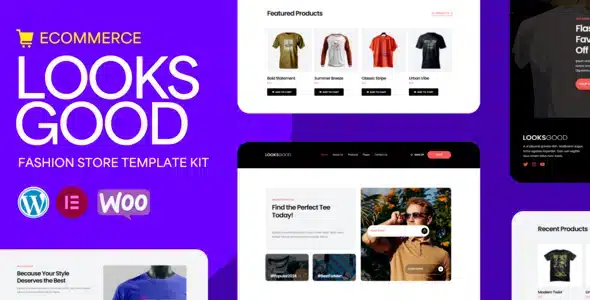 LooksGood T-shirt Store Elementor Kit