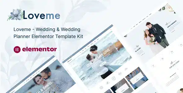 Loveme – Wedding & Wedding Planner Elementor Template Kit