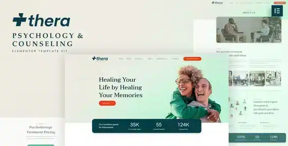 Thera - Psychology & Counseling Elementor Template Kit