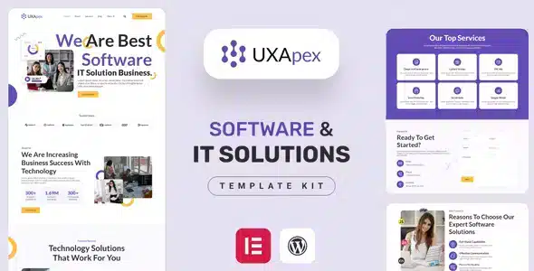 UXApex – IT Solutions & Services Company Elementor Template Kit