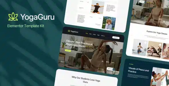 YogaGuru - Yoga Teacher & Studio Elementor Template Kits