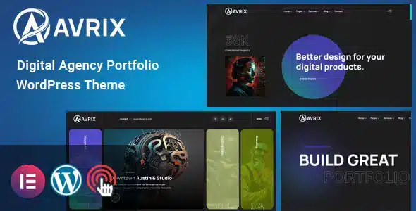Avrix – Digital Agency Portfolio Theme