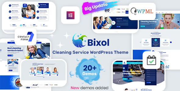 Bixol – Cleaning Services WordPress Theme