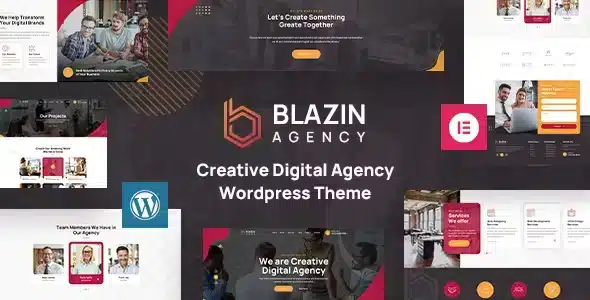 Blazin Agency - Creative Digital Agency WordPress Theme