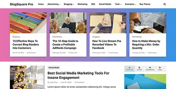 BlogSquare Pro