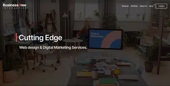 Business3ree WordPress Theme