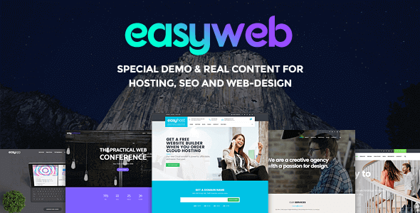 EasyWeb – WP Theme for Hosting, SEO and Web Design Agencies