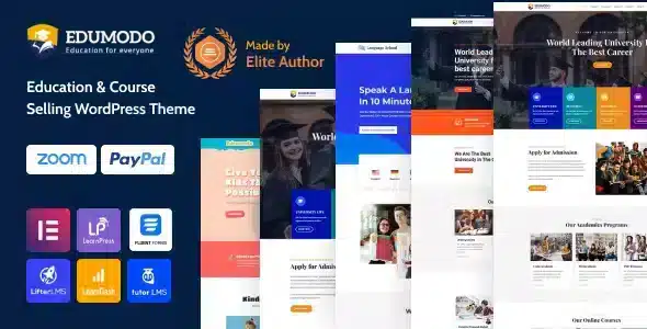 Edumodo - Allinone LMS Education Theme for WordPress