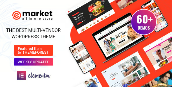 eMarket - Multi Vendor Marketplace WooCommerce WordPress Theme