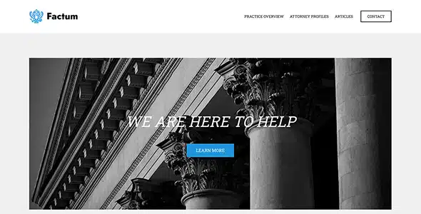 Factum WordPress Theme