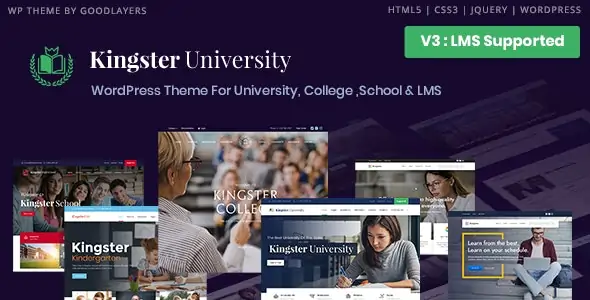 Kingster - Education WordPress Theme For University, College and School