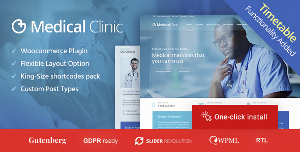 Medicare - Medical & Health WordPress Theme