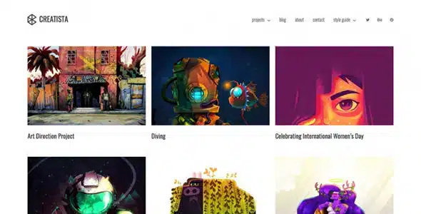Creatista – Creative Portfolio WordPress Theme