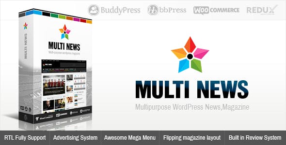 Multinews – Magazine WordPress Theme