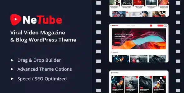 Netube Viral Video Blog and Magazine Theme
