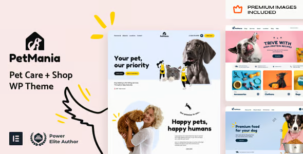 PetMania - Pet Shop and Pet Care WooCommerce Theme