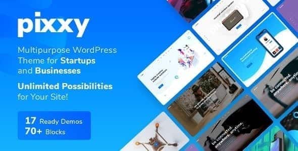 Pixxy – Landing Page – WordPress Theme
