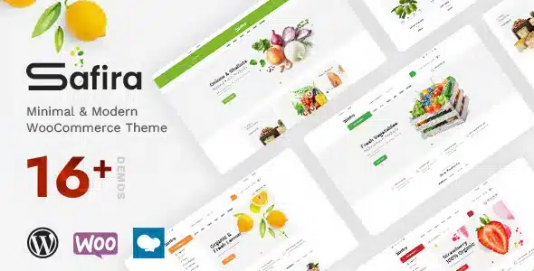 Safira – Food & Organic WooCommerce WordPress Theme