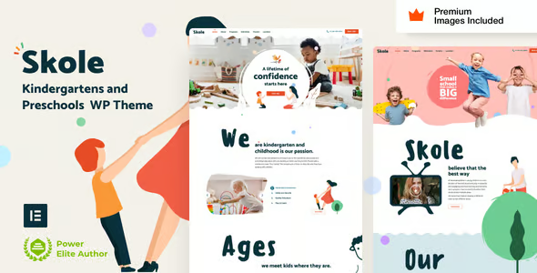 Skole – Preschool Kindergarten WordPress Elementor Theme