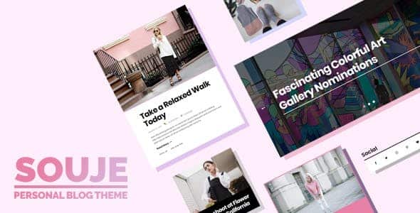 Souje – Personal WordPress Blog Theme
